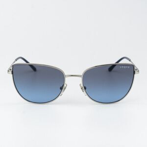Vogue Women Sunglasses Silver Blue Grey Gradient Butterfly VO4233S 323/V154 NEW